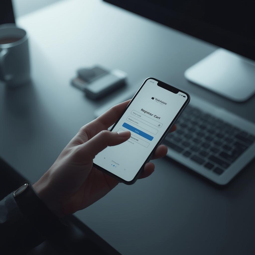 Процесс регистрации и верификации через приложение